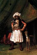 Jean Leon Gerome Bashi-Bazouk and his Dog oil painting picture wholesale